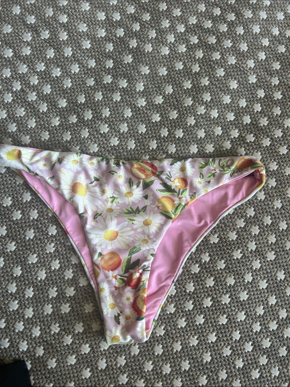 Like New Anthropologie x Farm Rio Tangerine Dream Bikini Bottom (L) - Picture 4 of 5